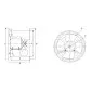 Duct Fan Industrial Axial 300mm BLDC Motor 5000m³/h Stepless Speed Control IP54, Bestfan