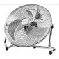 Circulation Fan Floor Standing 50 cm 110 W Chrome Metal 3 Speeds