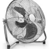 Golvfläkt Industriell Luftcirkulator 120W 50 cm 3 Hastigheter Kromad Stål Silver