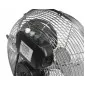 Floor Fan Industrial Air Circulator 120W 50 cm 3 Speeds Chromed Steel Silver