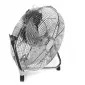 Floor Fan Industrial Air Circulator 120W 50 cm 3 Speeds Chromed Steel Silver