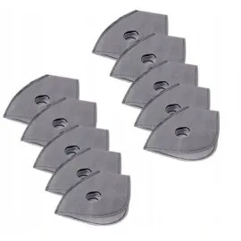 HEPA-filter Sportandningsskydd N95 KN95 FFP2 5-lager Aktivt Kol Antismog 10-Pack