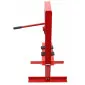 Hydraulisk Verkstadspress 6 Ton H-Ram 140 mm Slag V-Block 4-Stegs Höjdjustering, AppTech