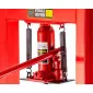 Hydraulisk Verkstadspress 6 Ton H-Ram 140 mm Slag V-Block 4-Stegs Höjdjustering, AppTech