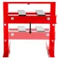 Hydraulisk Verkstadspress 6 Ton H-Ram 140 mm Slag V-Block 4-Stegs Höjdjustering, AppTech