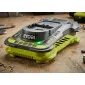 Batteriladdare 18V One+ Snabbladdare 5,0A med LED-indikator, Ryobi