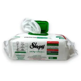 Rengöringsservetter Universal Vitt Tvål Vitvinäger Bikarbonat 4 x 100 st Easy Clean, Sleepy