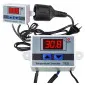 Thermostat Digital Plug-in 230V 1500W -55°C to 110°C Heat/Cool TES-230V, Adelid