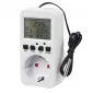 Termostat Frostvakter Digital Plug-in Schuko 230V 16A 3680W Timer -40°C till 120°C TES-GS-DE, Adelid