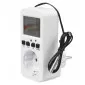 Termostat Frostvakter Digital Plug-in Schuko 230V 16A 3680W Timer -40°C till 120°C TES-GS-DE, Adelid