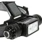 Headlamp LED 2000lm 20W+10W IP67 Touch Sensor USB-C 10 Modes Red Light Magnetic Base Aluminium, Videx