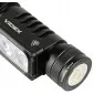 Headlamp LED 2000lm 20W+10W IP67 Touch Sensor USB-C 10 Modes Red Light Magnetic Base Aluminium, Videx