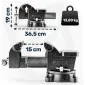 Bench Vice 150 mm/6 Rotating 360° with Anvil, HT200 Cast Iron 13.8 kg, Wuber W50003
