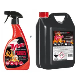 Kaminglas- och Grillrengöring 5, 5 kg Sprayflaska 0, 5 kg + Refill 5 kg P28410, Tytan