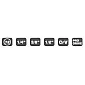 Socket set 150 pcs 1/41/23/84-32 mm, Proline
