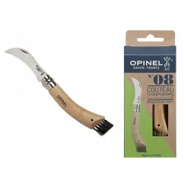 Opinel svampkniv med borste, 8 cm