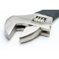Skiftnyckel 150-600 mm, 19-62 mm, drop forged, kolstål, satin finish, gummibeklätt handtag, med skala, Proline