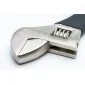 Skiftnyckel 150-600 mm, 19-62 mm, drop forged, kolstål, satin finish, gummibeklätt handtag, med skala, Proline