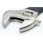 Skiftnyckel 150-600 mm, 19-62 mm, drop forged, kolstål, satin finish, gummibeklätt handtag, med skala, Proline