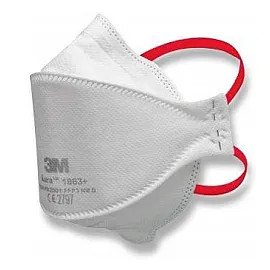 Andningsskydd 1st, andningsmask 3m AURA 1863+ skyddar mot virus bakterier m.m. FFP3, CE