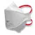Andningsskydd 1st, andningsmask 3m AURA 1863+ skyddar mot virus bakterier m.m. FFP3, CE