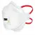 Andningsskydd, 1st andningsmask 3m™ Aura™ 1873V+ skyddar mot virus bakterier m.m. FFP3, CE
