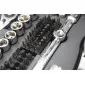 Metric Socket Wrench set 217 pcs, 1/4, 3/8, 1/2, 3.5-32 mm, Long and Short Sockets, with U-Ring Wrenches, CRV, Proline