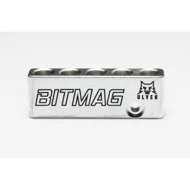 BitMag Magnetic Bit Holder Metal Aluminium 5 Slots for Power Tools, BitMag