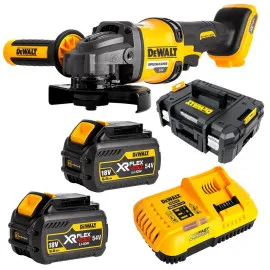 Vineklslip 54V 6.0Ah XR FlexVolt Li-Ion sladdlös, borstfri 125 mm (5), DEWALT