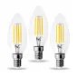 Vintage LED Bulbs E14 4W 430lm 6-Pack