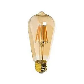 Vintage LED bulbs, E27 G95 6W 4 bulbs