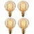 Vintage bulbs, E27 G12040W Edison 4 bulbs