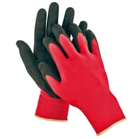 Arbetshandskar latex/nylon 1st, st. 10-11, CE (minsta order 12st)