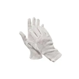 Bomullshandskar 120 par, beige arbetshandskar, CE