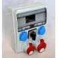 Elcentral IP442 terminaler, 2 x 230V, 1 x 32A 5P, 1 x 16A 5P