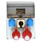 Elcentral IP442 terminaler, 2 x 230V, 1 x 32A 5P, 1 x 16A 5P