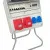 Elcentral IP442 terminaler 3 x 230V/400V, 50/60 Hz, 10A, max 100A, med elmätare