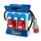 Elcentral IP442 terminaler, 2 x 230V, 1 x 32A 5P, 1 x 16A 5P