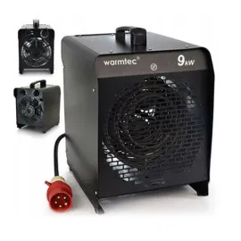 Portabel värmefläkt, byggfläkt 9 kW 400V, 845 m3/h, Warmtec