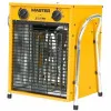 Professionell Byggfläkt 9 kW 400V 3-Fas med Termostat IPX4, Master