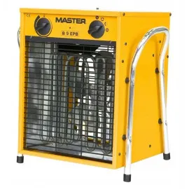 Professionell Byggfläkt 9 kW 400V 3-Fas med Termostat IPX4, Master