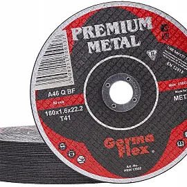 Kapskiva för metall 10st 180 x 1.6 x 22, T41 (8500rpm), Germa Flex