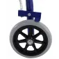 Lightweight rollator, seat, bag, max 120 kg, indoor and outdoor use, silver, Homcom