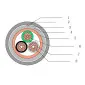 Nätkabel 1, 3m 10AWG för Hi-Fi, skärmad, Taga Harmony ETPC-C7-TS 230V
