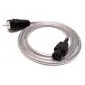 Nätkabel Schuko IEC, för Hi-Fi, skärmad jordad, Lapp Kabel 3 x 2, 5 CY 230V
