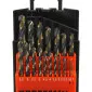 Metallborr sats 19st 1-10 mm, HSS TWIST DRILL, Verke