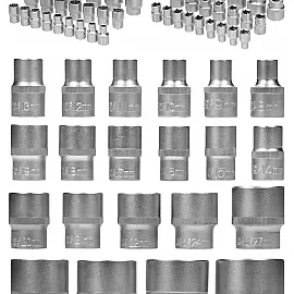 Splines hylsor 21st 8-36 mm 1/2, Vatfal