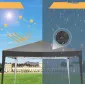 Paviljong 3 x 3m, snabbtält utan väggar (trädgårdstält, partytält)