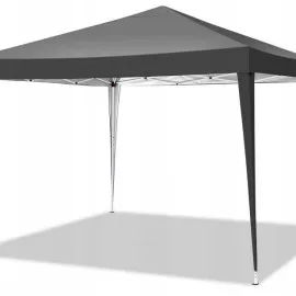 Paviljong 3 x 3m, snabbtält utan väggar (trädgårdstält, partytält)