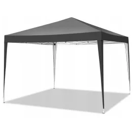 Paviljong 3 x 3m, snabbtält utan väggar (trädgårdstält, partytält)
